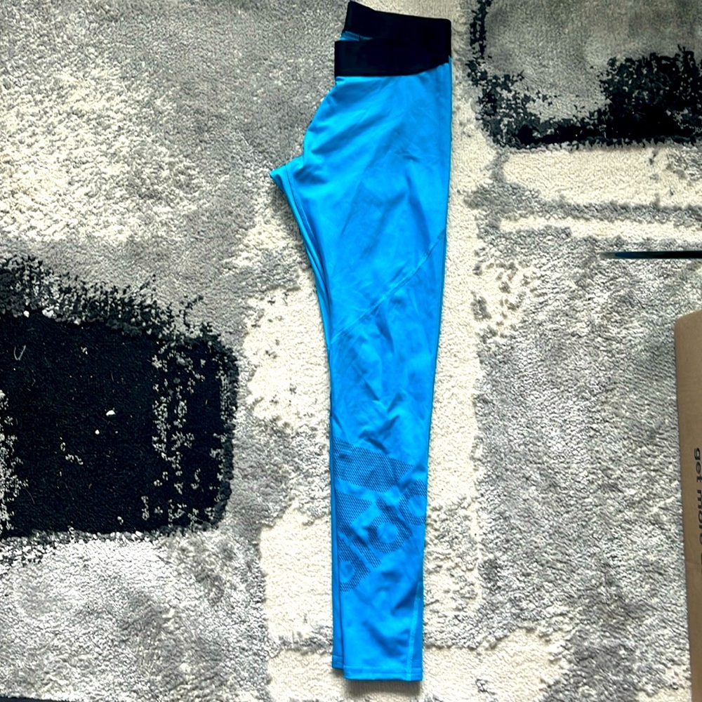 Blue Adidas Leggings